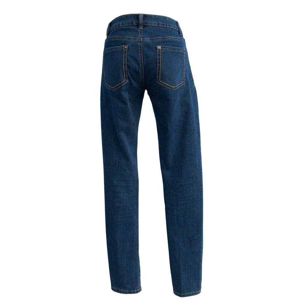 Cache Stretch Legging Blue Denim Pant New Jegging Rhinestone Button $98 NWT